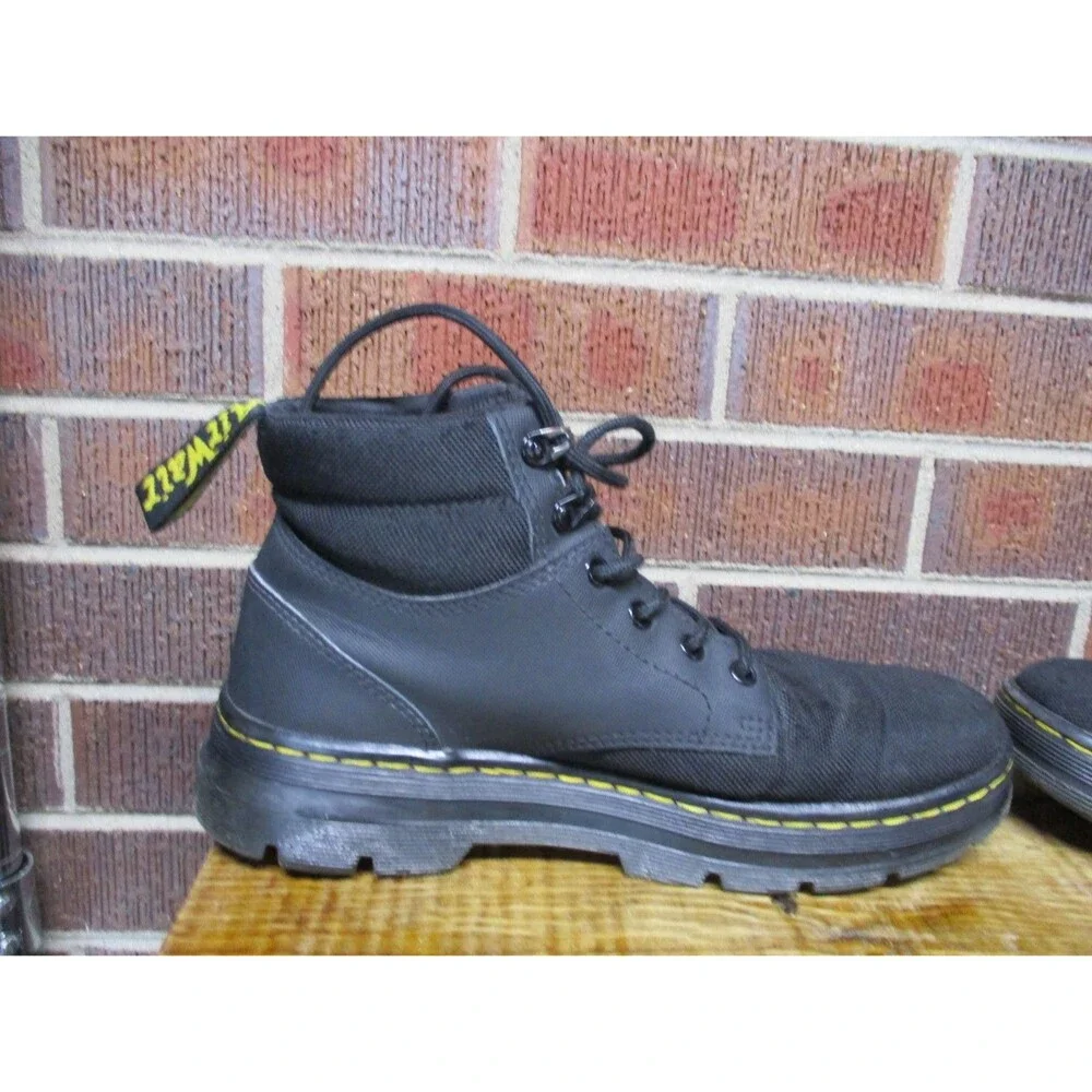 Dr. Martens Mens 8 Rakim Utility Chukka Boots Black AirWair Shoes Womens 9